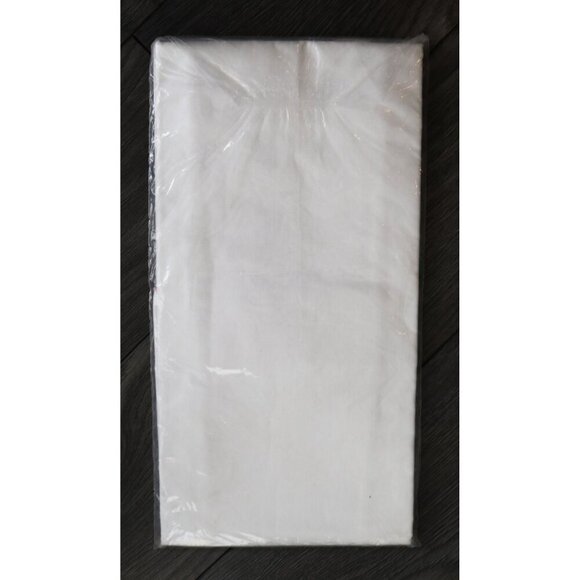 Vintage White Applique Embroidered Pillowcases NOS Heritage Cottagecore - Picture 4 of 4